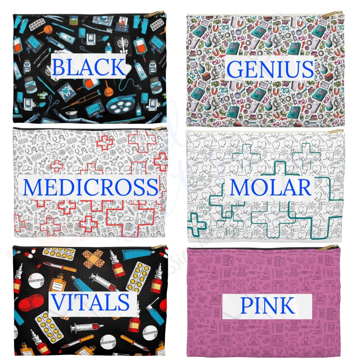 Professionals' favorite flat pouch - Medical Patterns Bags Medical Arts Shop