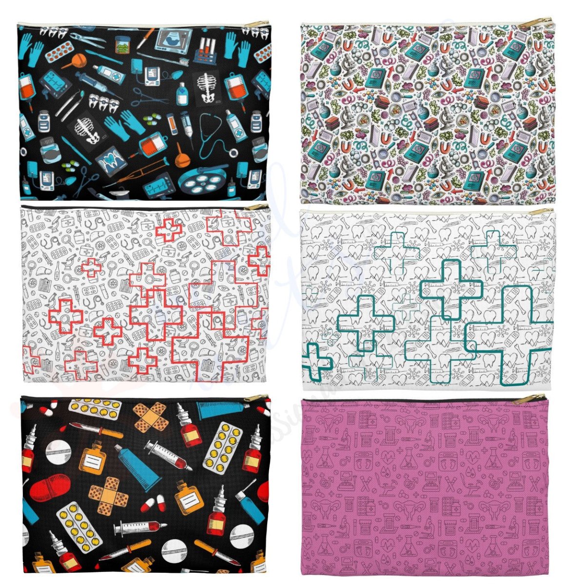 Professionals' favorite flat pouch - Medical Patterns Bags Medical Arts Shop