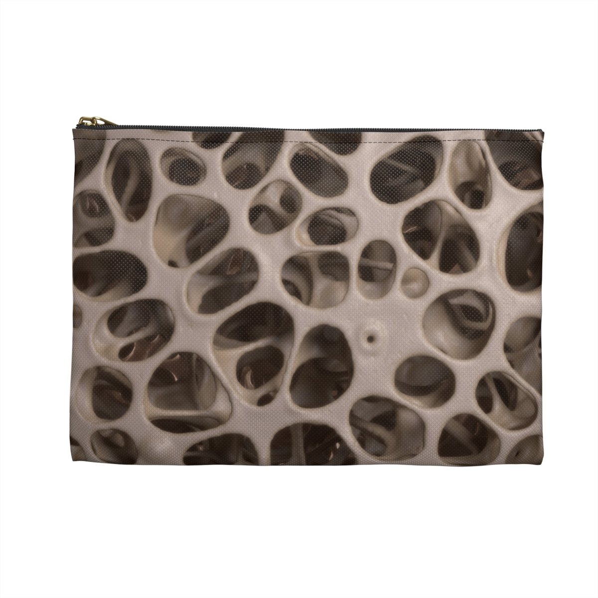 Professionals' favorite flat pouch - Microscopic Bones Tissue - Medical Design Bags Medical Arts Shop