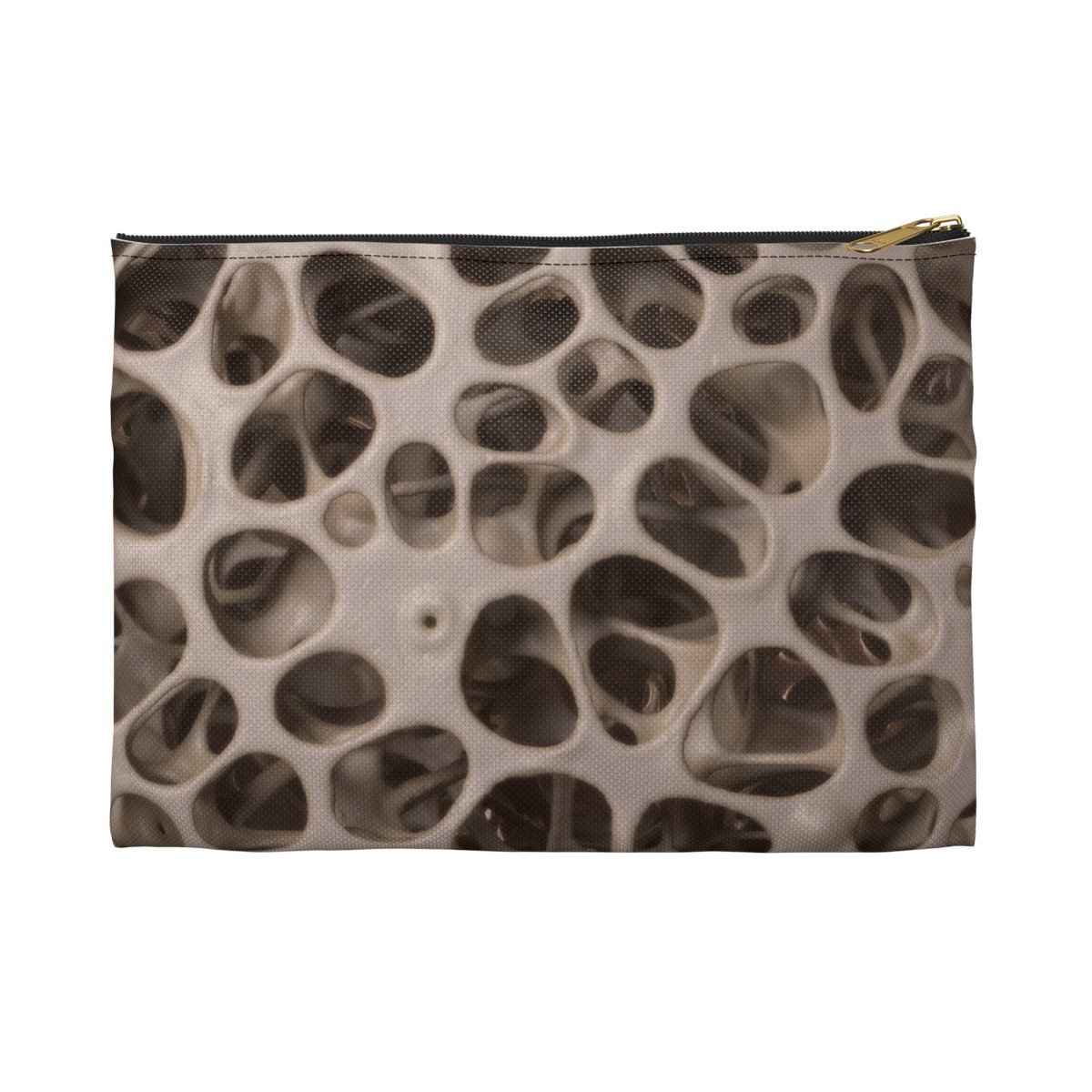 Professionals' favorite flat pouch - Microscopic Bones Tissue - Medical Design Bags Medical Arts Shop