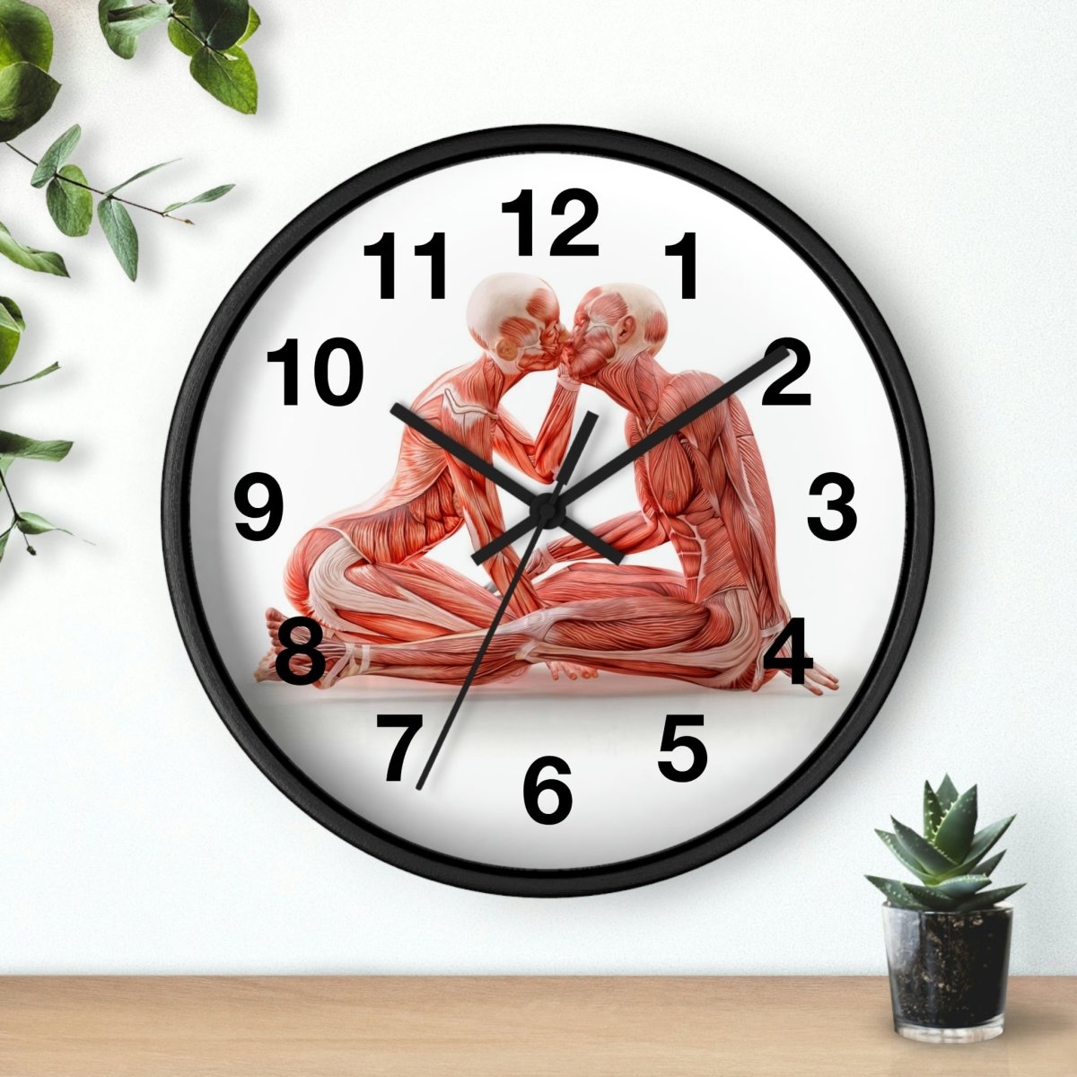 Anatomical Romance Wall Clock - Medical Clock Design Home Decor Medical Arts Shop