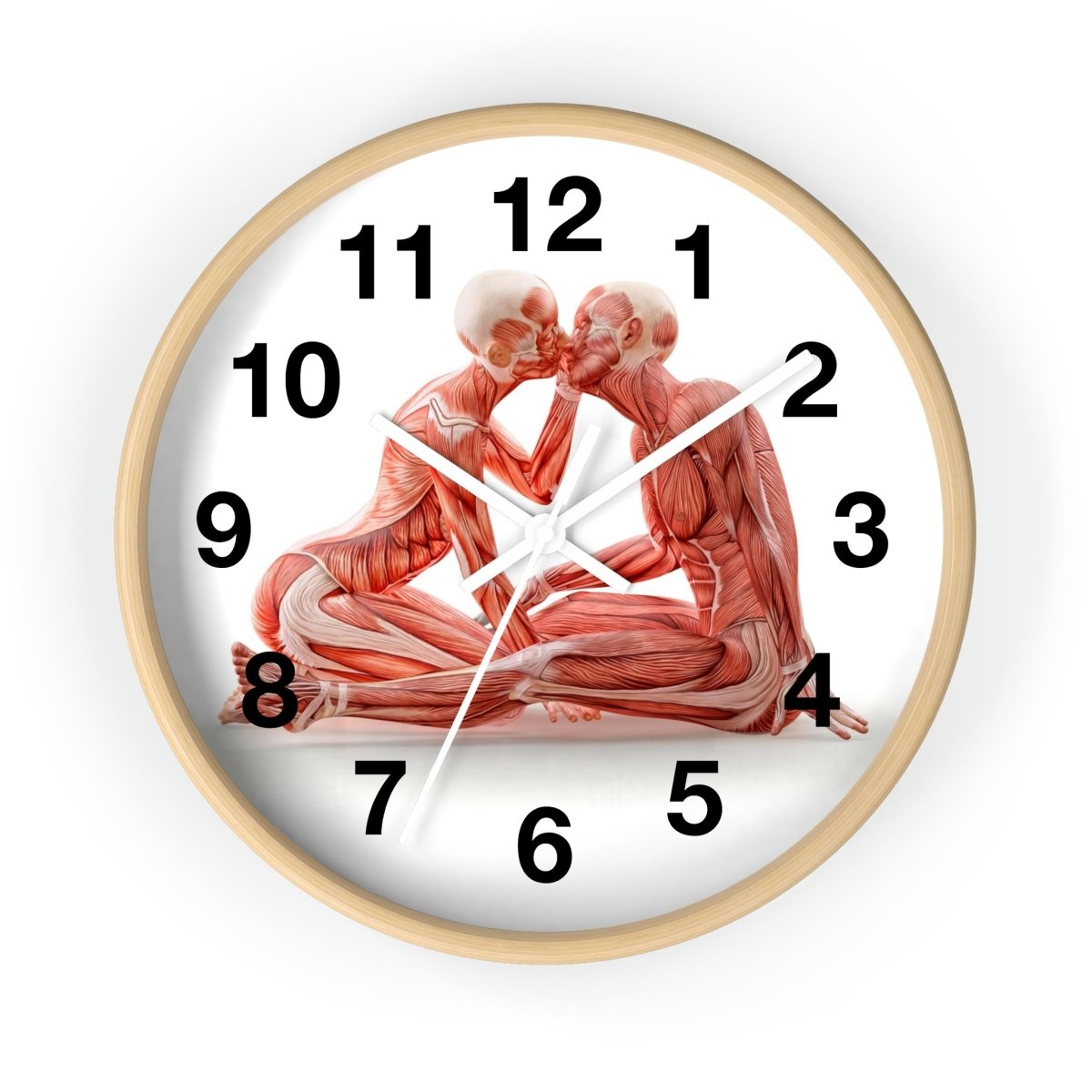 Anatomical Romance Wall Clock - Medical Clock Design Home Decor Medical Arts Shop