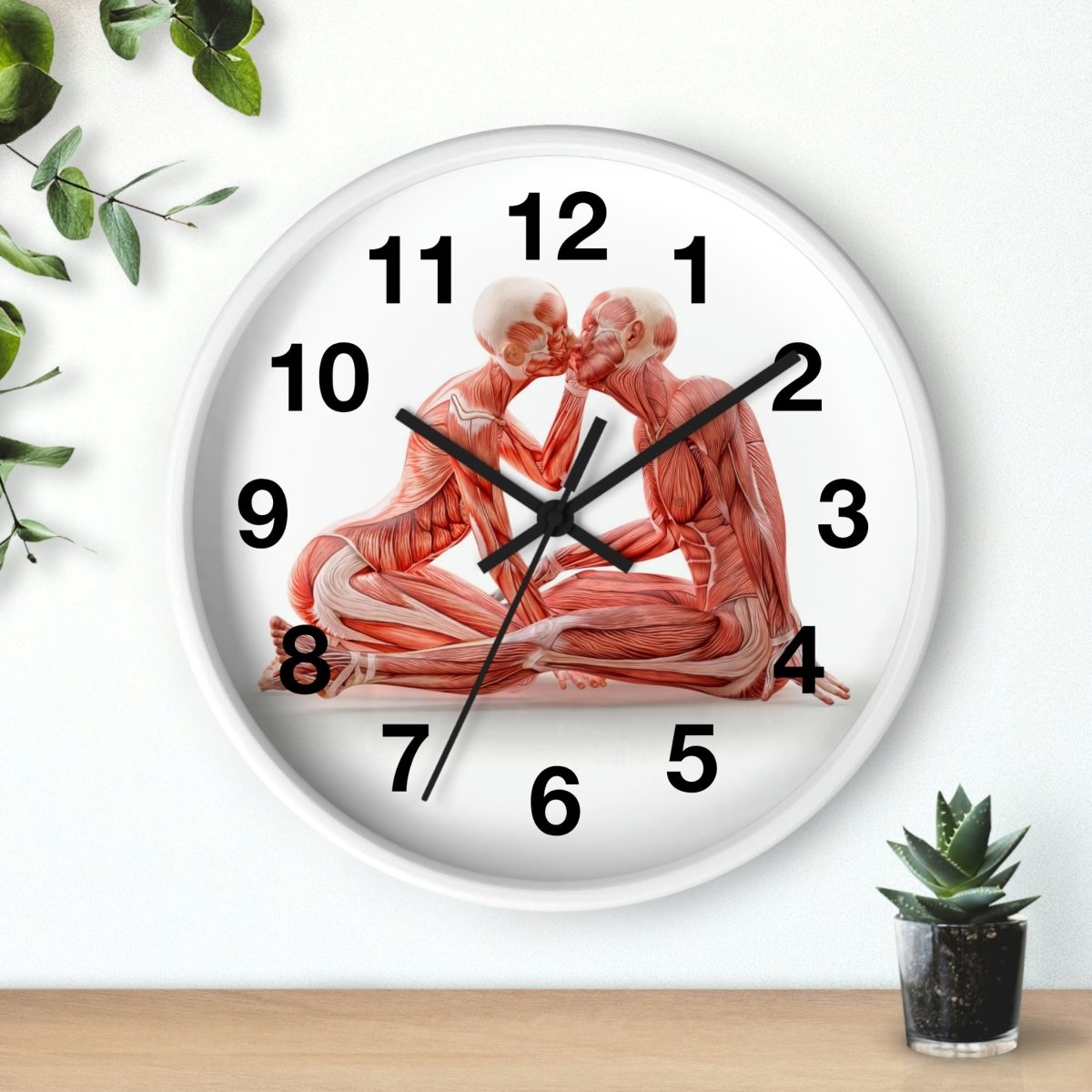 Anatomical Romance Wall Clock - Medical Clock Design Home Decor Medical Arts Shop