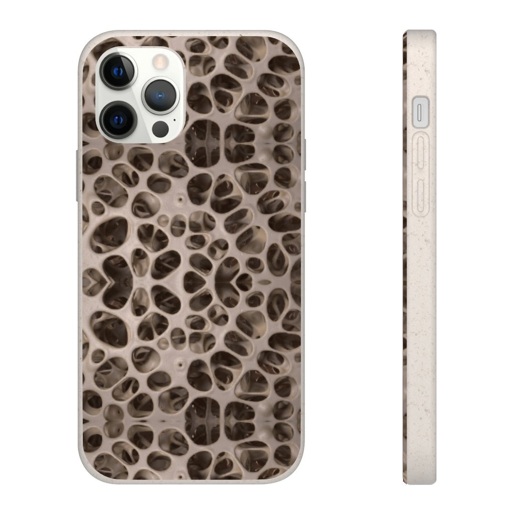 Biodegradable Phone Cases - Microscopic Bones Tissue - Medical Design - Medical Arts Shop
