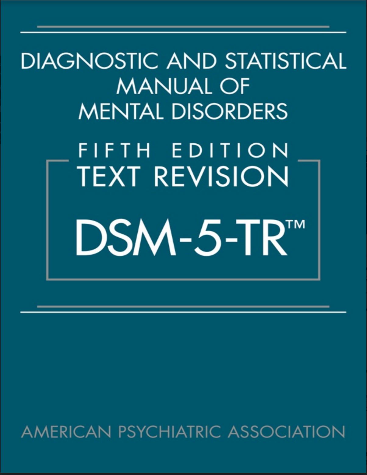 Diagnostic And Statistical Manual Of Mental Disorders 5th Edition - DSM-5-TR - Medical Arts Shop