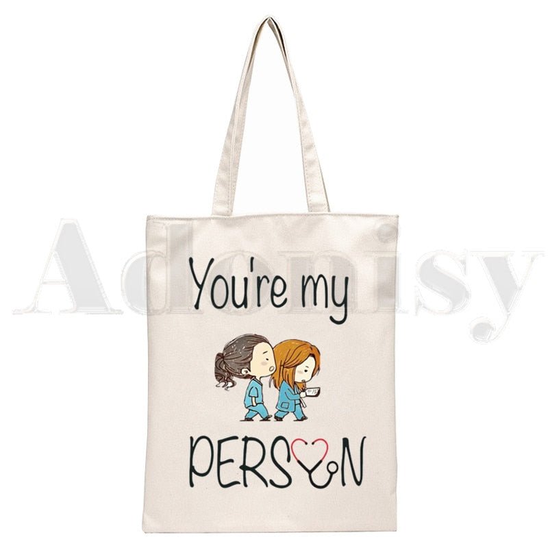 Grey's Anatomy Quotes Tote Bags - Multiple options - Medical Arts Shop