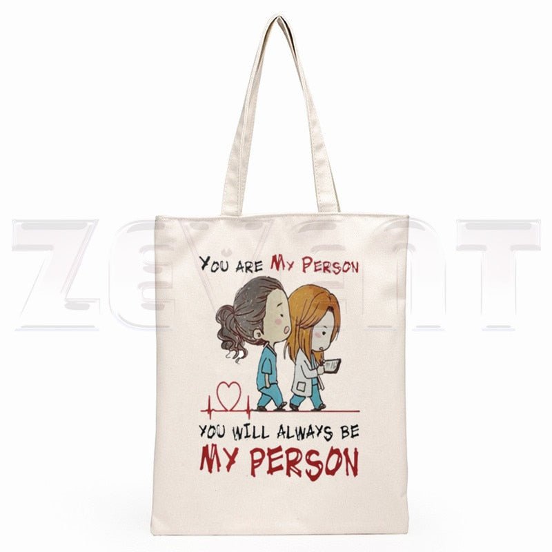 Grey's Anatomy Quotes Tote Bags - Multiple options - Medical Arts Shop