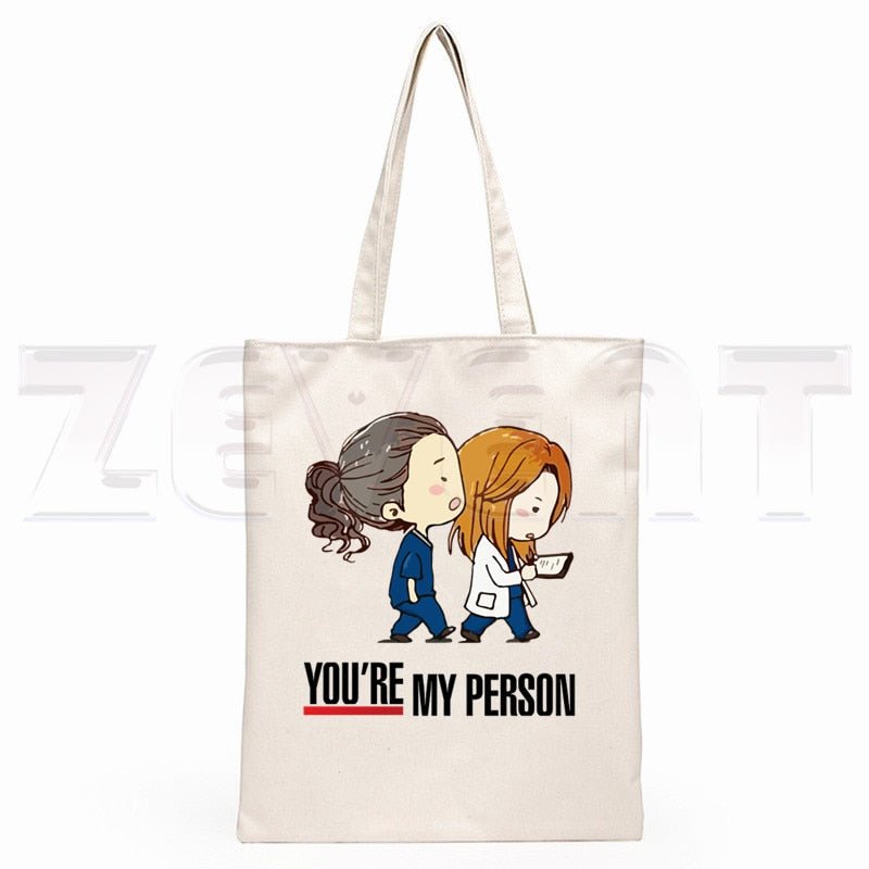 Grey's Anatomy Quotes Tote Bags - Multiple options - Medical Arts Shop