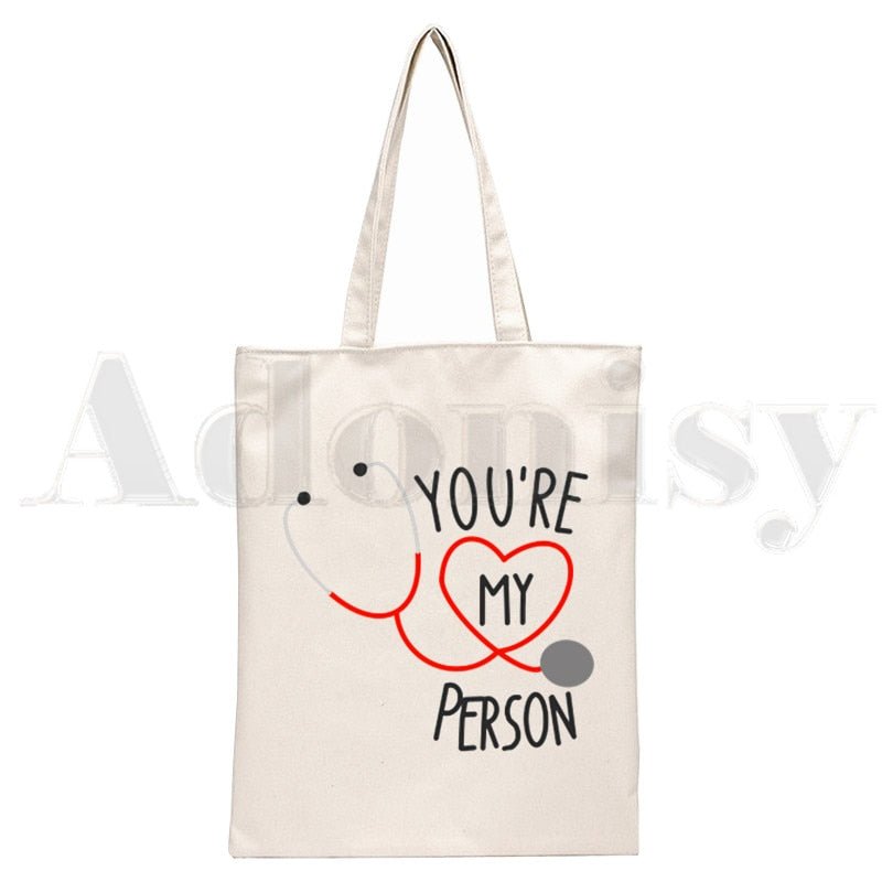 Grey's Anatomy Quotes Tote Bags - Multiple options - Medical Arts Shop