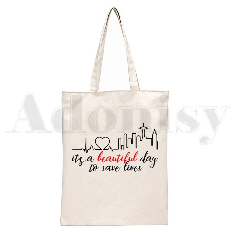 Grey's Anatomy Quotes Tote Bags - Multiple options - Medical Arts Shop