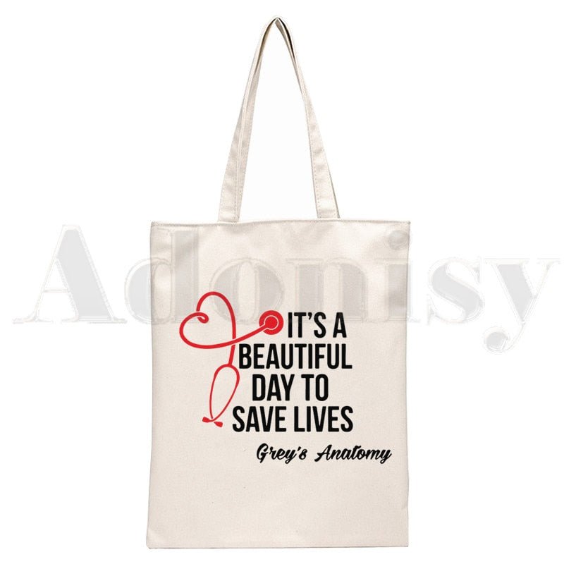 Grey's Anatomy Quotes Tote Bags - Multiple options - Medical Arts Shop
