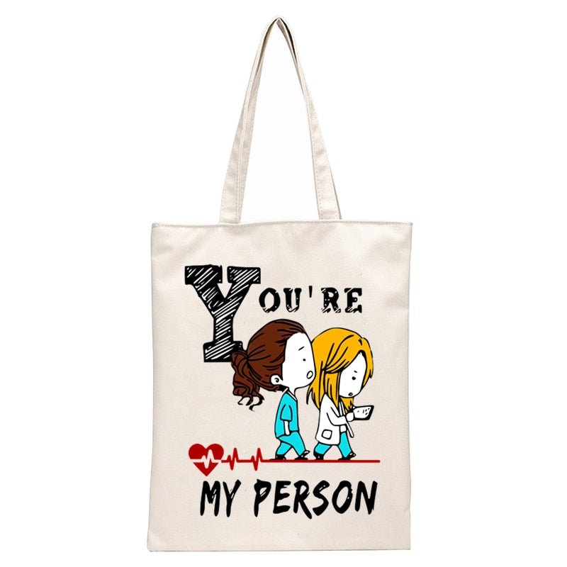 Grey's Anatomy Quotes Tote Bags - Multiple options - Medical Arts Shop