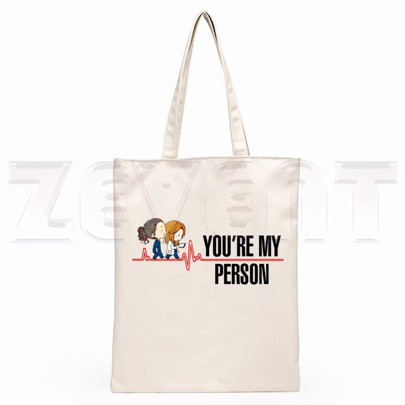 Grey's Anatomy Quotes Tote Bags - Multiple options - Medical Arts Shop