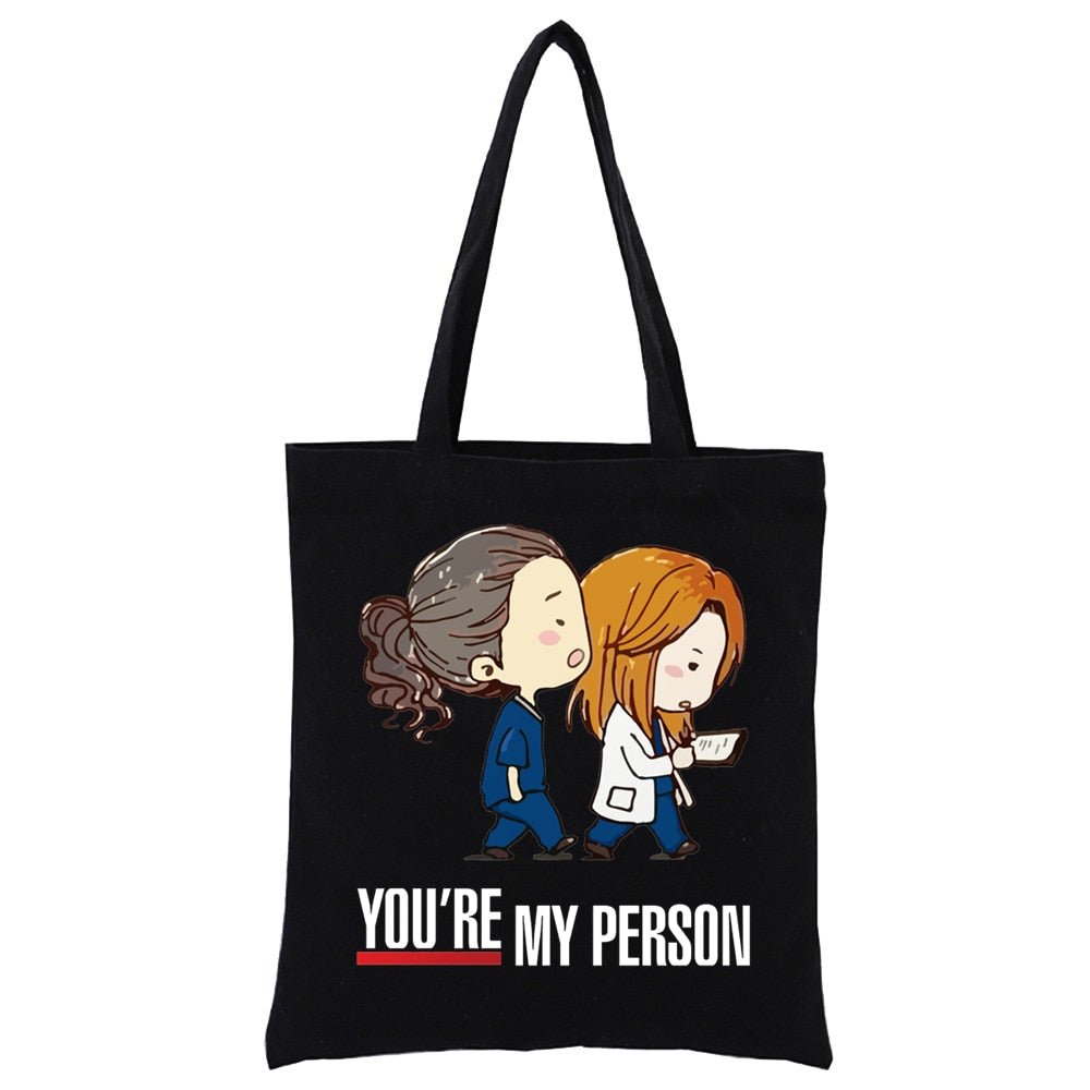 Grey's Anatomy Quotes Tote Bags - Multiple options - Medical Arts Shop