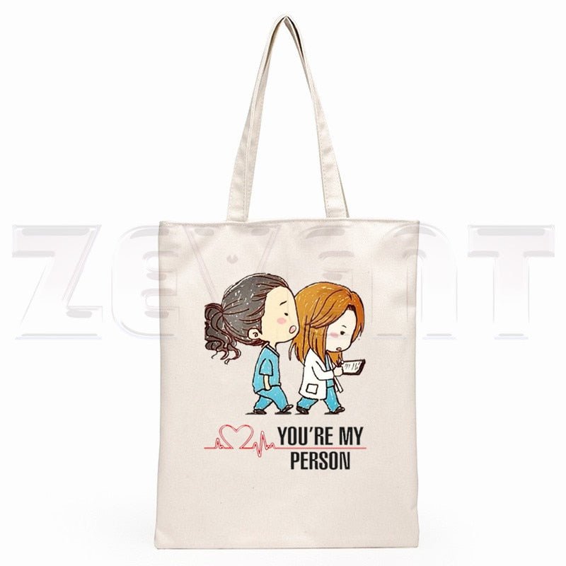 Grey's Anatomy Quotes Tote Bags - Multiple options - Medical Arts Shop