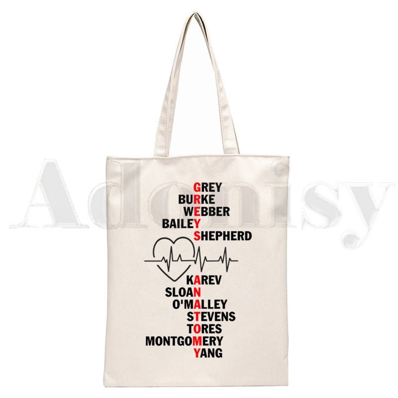 Grey's Anatomy Quotes Tote Bags - Multiple options - Medical Arts Shop