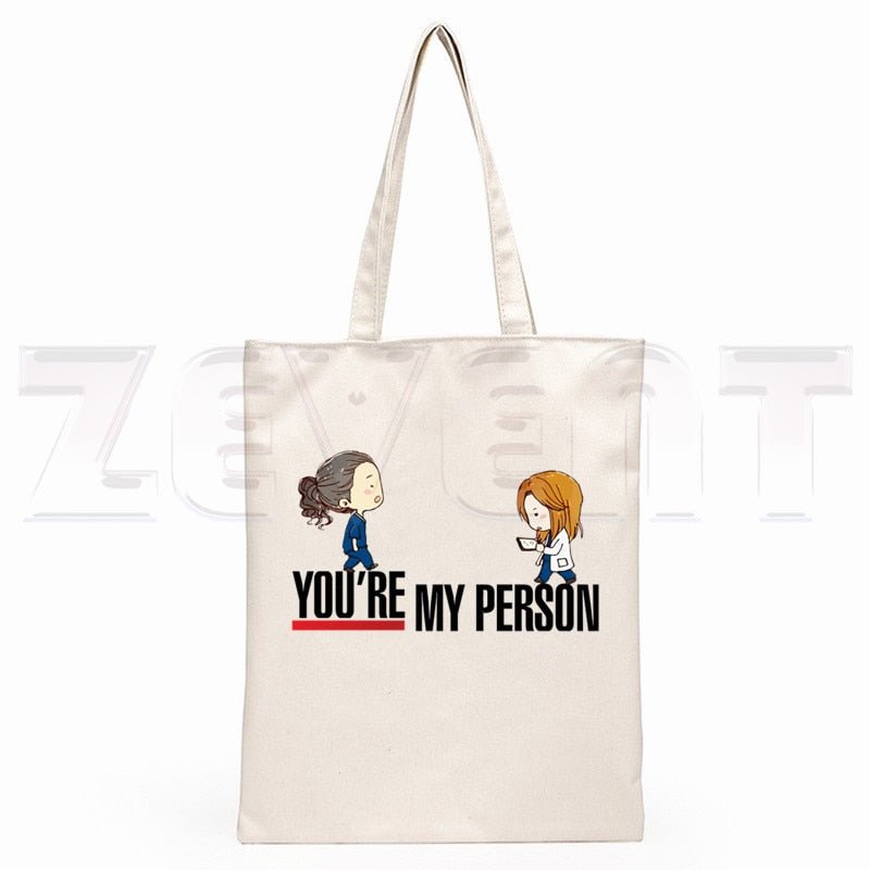 Grey's Anatomy Quotes Tote Bags - Multiple options - Medical Arts Shop
