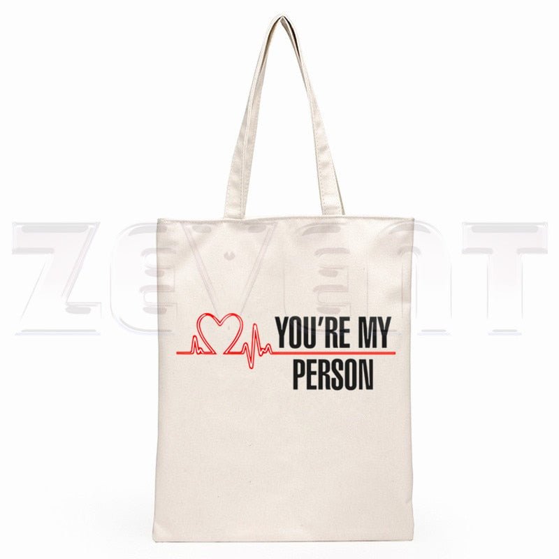 Grey's Anatomy Quotes Tote Bags - Multiple options - Medical Arts Shop