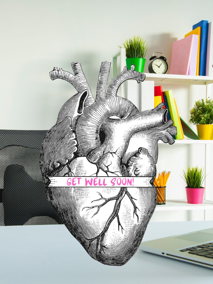MedArtistry™ Craft - Heart Shaped Custom Postcards!