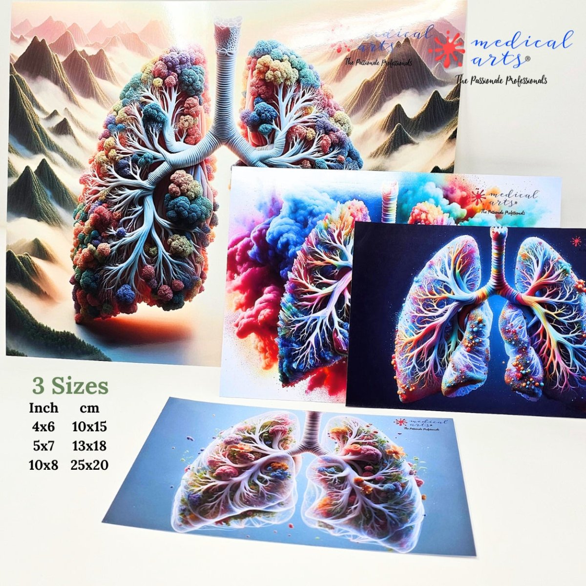 Medical Arts Gallery || Artistic Fine Art || Lungs Posters, Prints, & Visual Artwork Medical Arts Shop