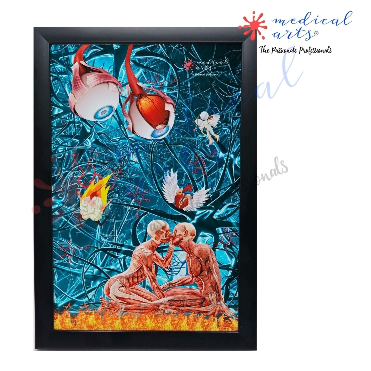 Pathophysiology of Love - Storytelling - Medical Arts Metal Plate