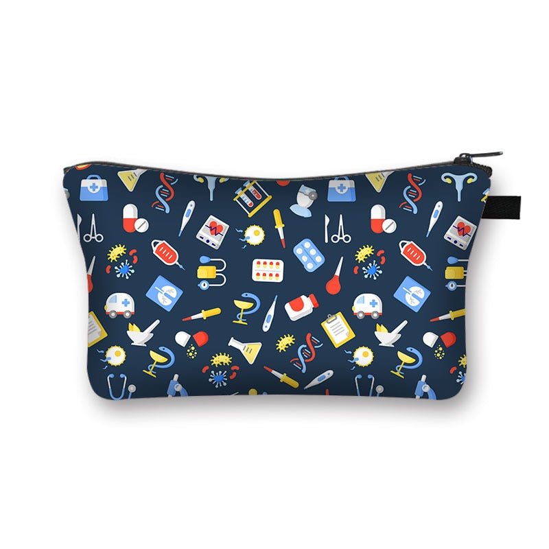 Medical multipurpose zipper bag - cute multidisciplinary designs - Medical Arts Shop