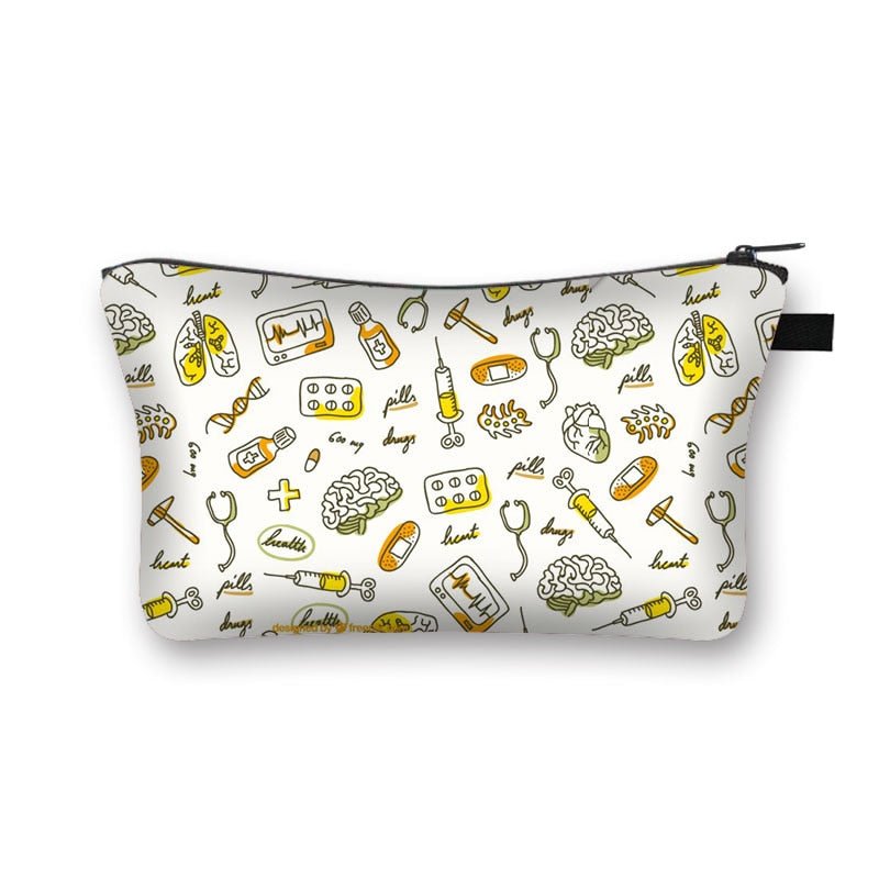 Medical multipurpose zipper bag - cute multidisciplinary designs - Medical Arts Shop