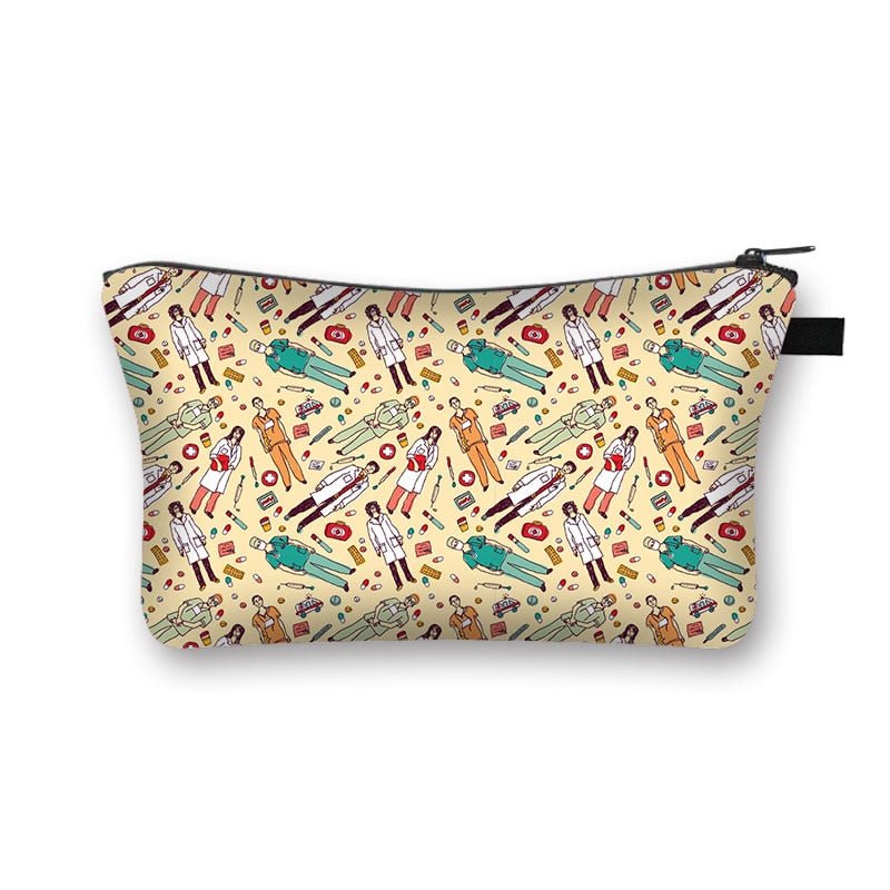 Medical multipurpose zipper bag - cute multidisciplinary designs - Medical Arts Shop