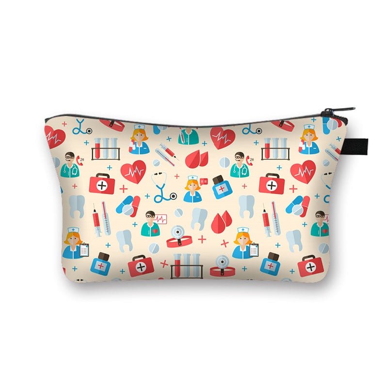 Medical multipurpose zipper bag - cute multidisciplinary designs - Medical Arts Shop