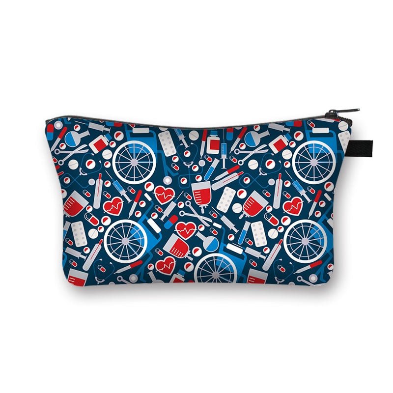 Medical multipurpose zipper bag - cute multidisciplinary designs - Medical Arts Shop