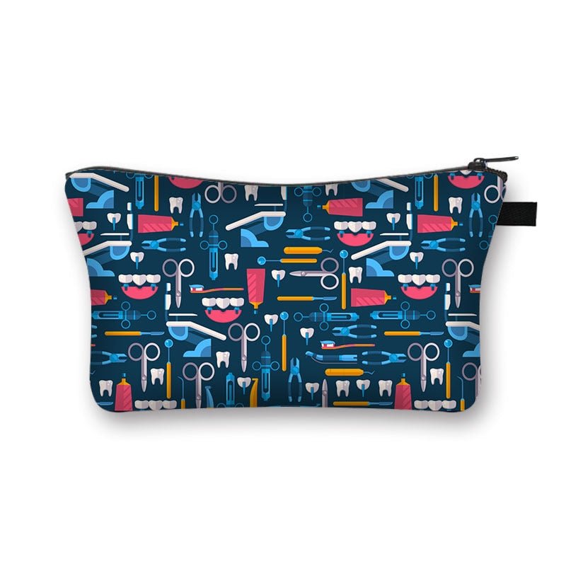 Medical multipurpose zipper bag - cute multidisciplinary designs - Medical Arts Shop