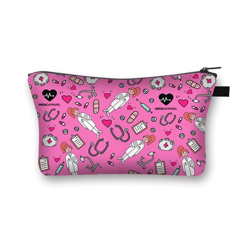 Medical multipurpose zipper bag - cute multidisciplinary designs - Medical Arts Shop