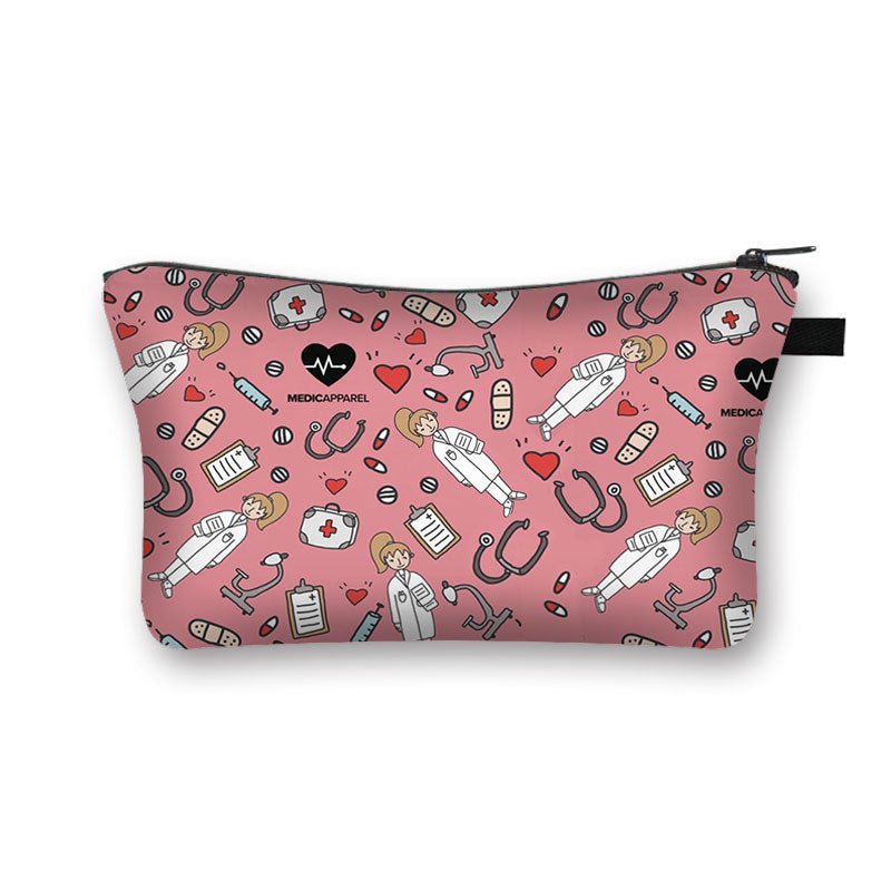 Medical multipurpose zipper bag - cute multidisciplinary designs - Medical Arts Shop