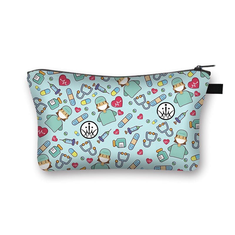 Medical multipurpose zipper bag - cute multidisciplinary designs - Medical Arts Shop