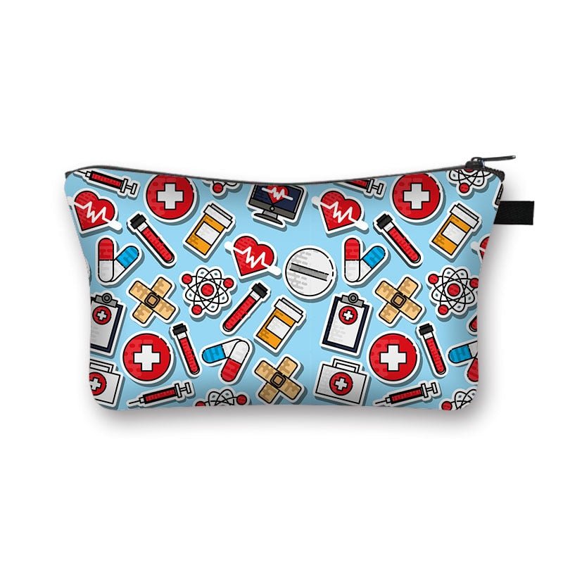 Medical multipurpose zipper bag - cute multidisciplinary designs - Medical Arts Shop