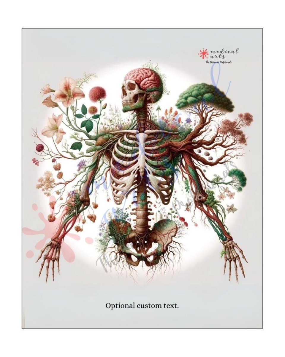 Nature-Infused Anatomical Fine Art || Personalized || Medical Arts Gallery || Unframed Posters, Prints, & Visual Artwork Medical Arts Shop