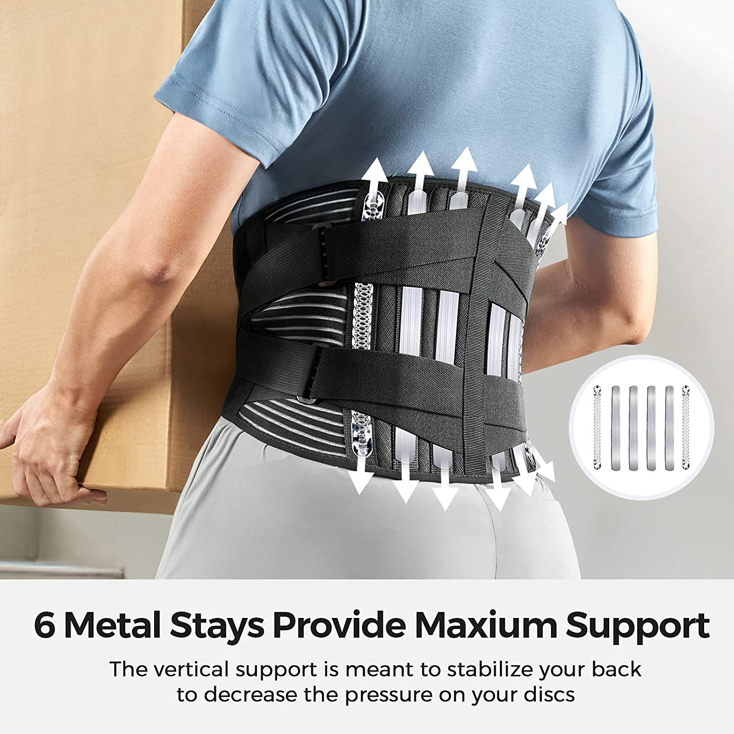 Orthopedic Lower Back Support Belt - Adjustable - Medical Arts Shop