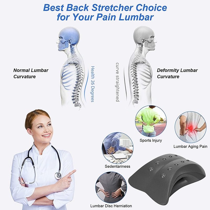 SpineEase™ LOWER BACK & NECK stretcher - SCIATICA treatment. back stretcher Medical Arts Shop