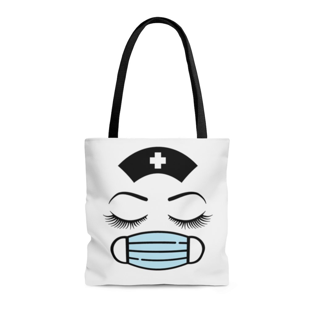 Tote Bag - Double Sided NURSE-FACE Prints - Medical Enthusiasts Ideal Tote Bag - Medical Arts Shop