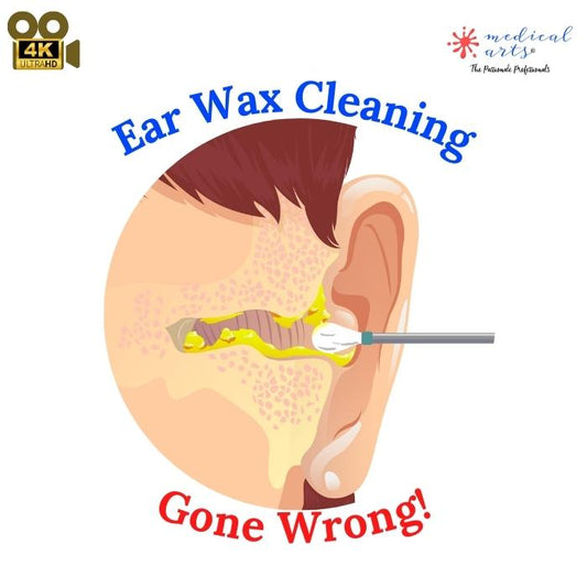 Ear Wax Cleaning by Cotton Swab Can Be Harmful 👂 *Visuals* - Medical Arts Shop