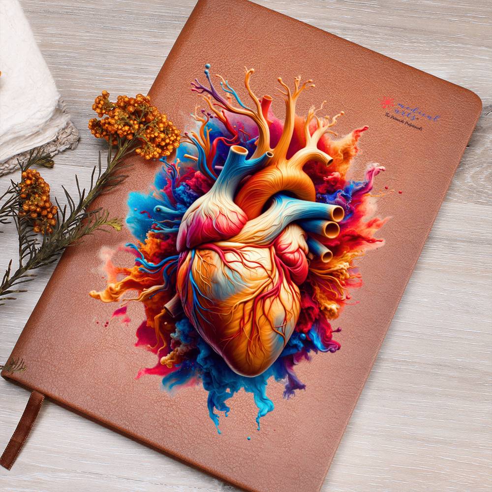 Clinical Companion - Premium Leather Notebook - Artistic Heart Jewelry Medical Arts Shop