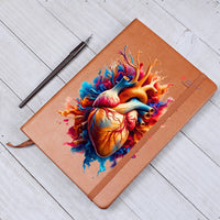 Clinical Companion - Premium Leather Notebook - Artistic Heart Jewelry Medical Arts Shop