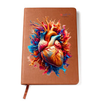 Clinical Companion - Premium Leather Notebook - Artistic Heart Jewelry Medical Arts Shop