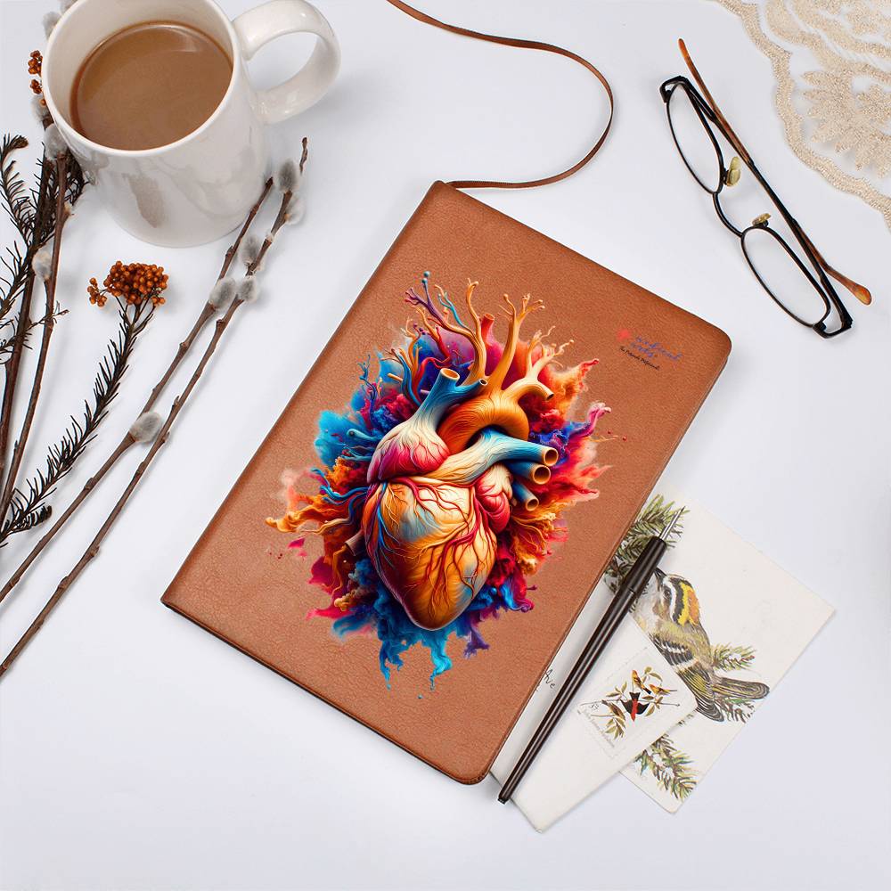 Clinical Companion - Premium Leather Notebook - Artistic Heart Jewelry Medical Arts Shop