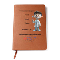 Clinical Companion - Premium Leather Notebook - Customizable Notebook book Medical Arts Shop