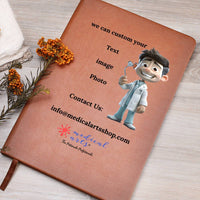 Clinical Companion - Premium Leather Notebook - Customizable Notebook book Medical Arts Shop