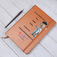 Clinical Companion - Premium Leather Notebook - Customizable Notebook book Medical Arts Shop