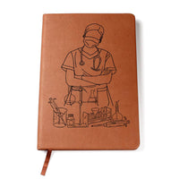 Clinical Companion - Premium Leather Notebook - Medical Art Jewelry Medical Arts Shop