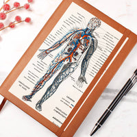 Clinical Companion - Premium Leather Notebook - Vintage Angeiology year 1900 Jewelry Medical Arts Shop