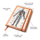 Clinical Companion - Premium Leather Notebook - Vintage Angeiology year 1900 Jewelry Medical Arts Shop